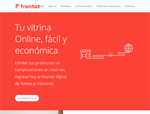 Tablet Screenshot of frontat.com
